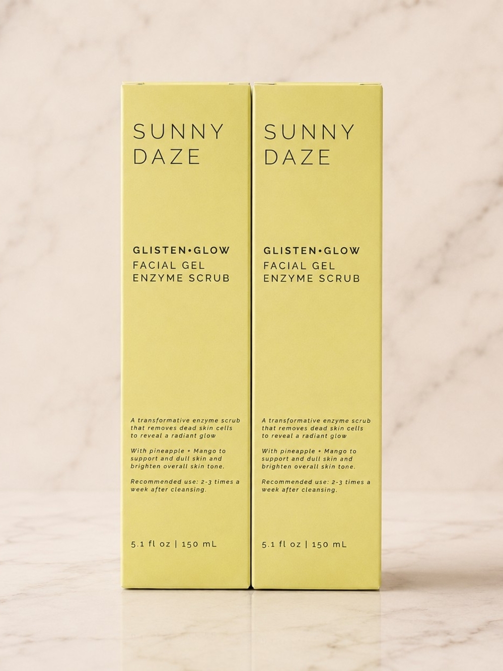 Sunny Daze Glisten + Glow Facial Gel Enzyme Scrub - (2)